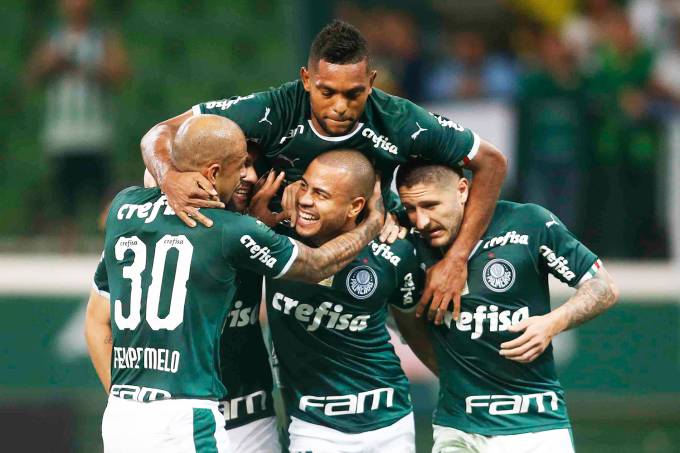 Palmeiras em comemoração