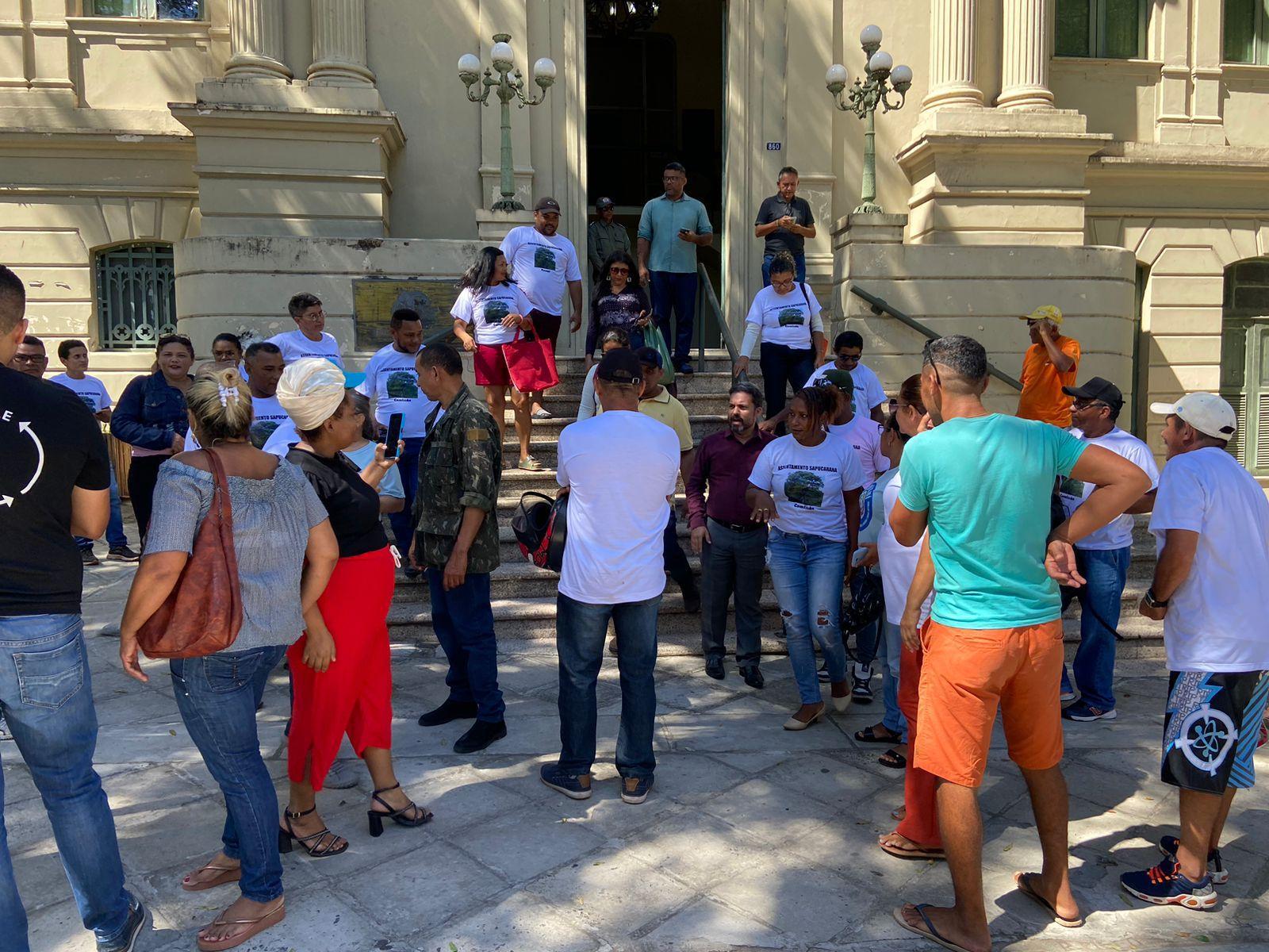 Manifestação dos moradores do assentamento Sapucarana