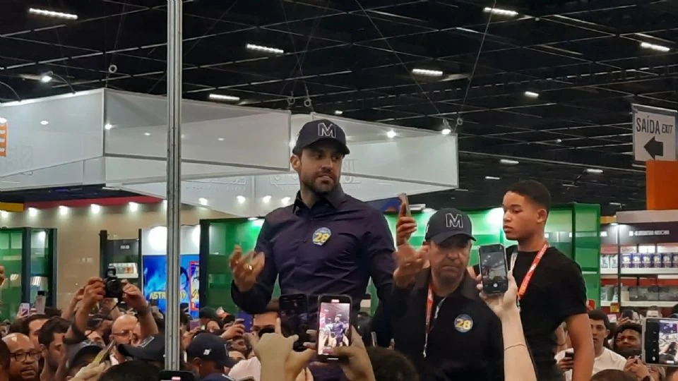 Pablo Marçal na Bienal do Livro de São Paulo