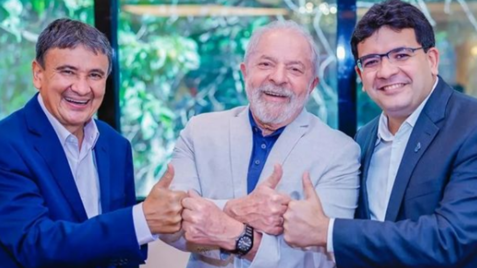 Wellington Dias, Lula e Rafael Fonteles