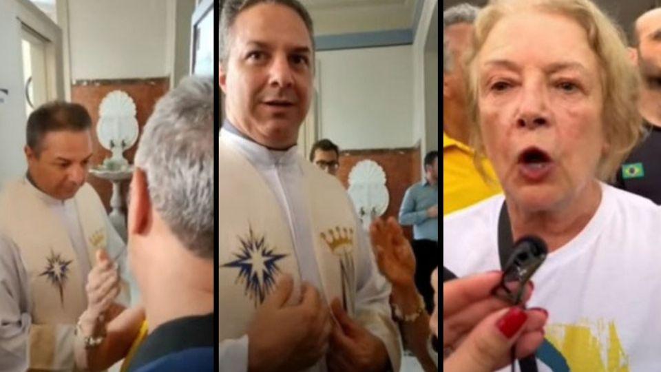 Padre sofre achaque de bolsonaristas em Aparecida