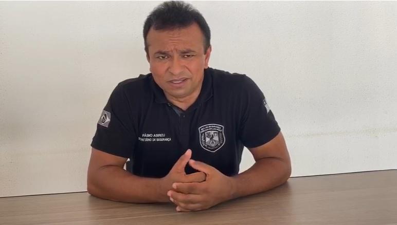 Secretário de Segurança Fábio Abreu