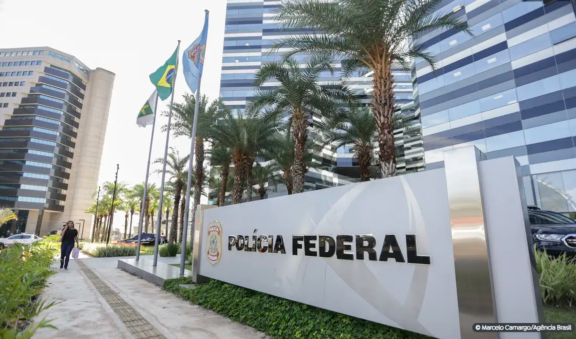 Fachada da Polícia Federal