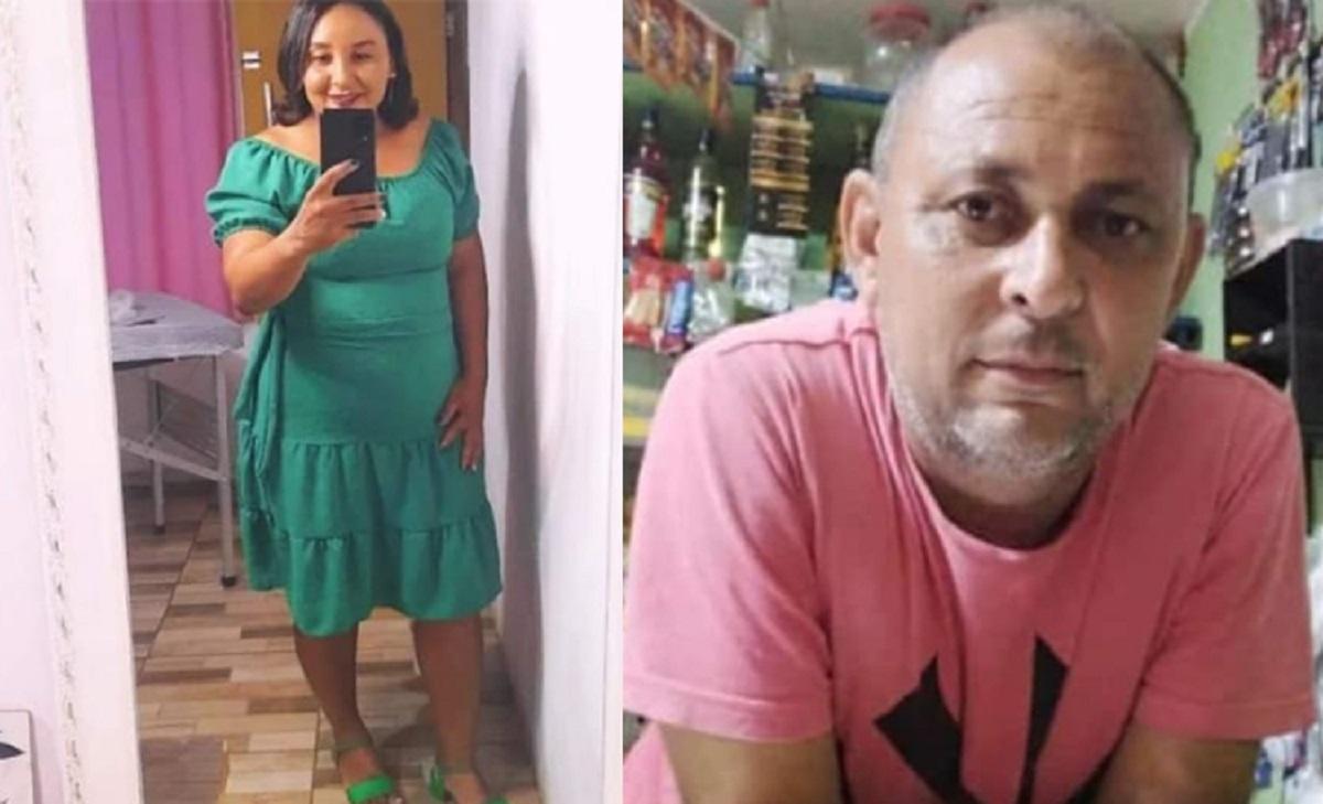 Edileusa e o ex-marido Francisco