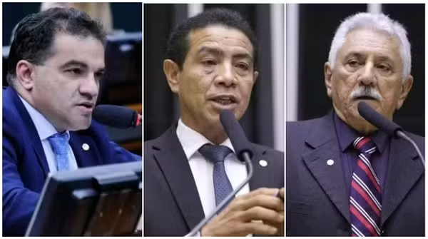 Os deputados federais do PL Josimar Maranhãozinho (MA), Pastor Gil (MA) e Bosco Costa (SE) denunciados pela PGR