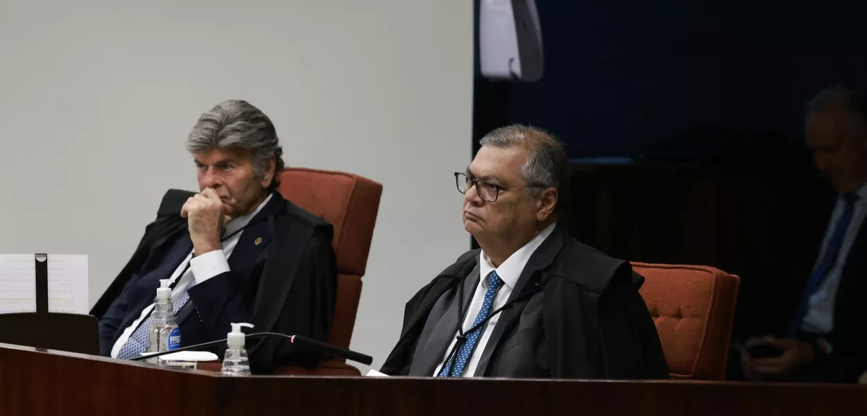 Luiz Fux e Flávio Dino