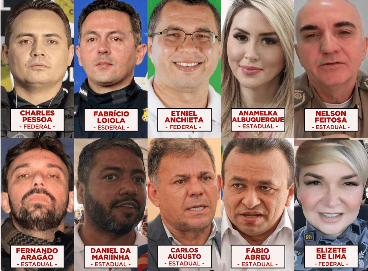 Delegados, policiais e militares estão entre os nomes cotados para disputar as eleições no Piauí.