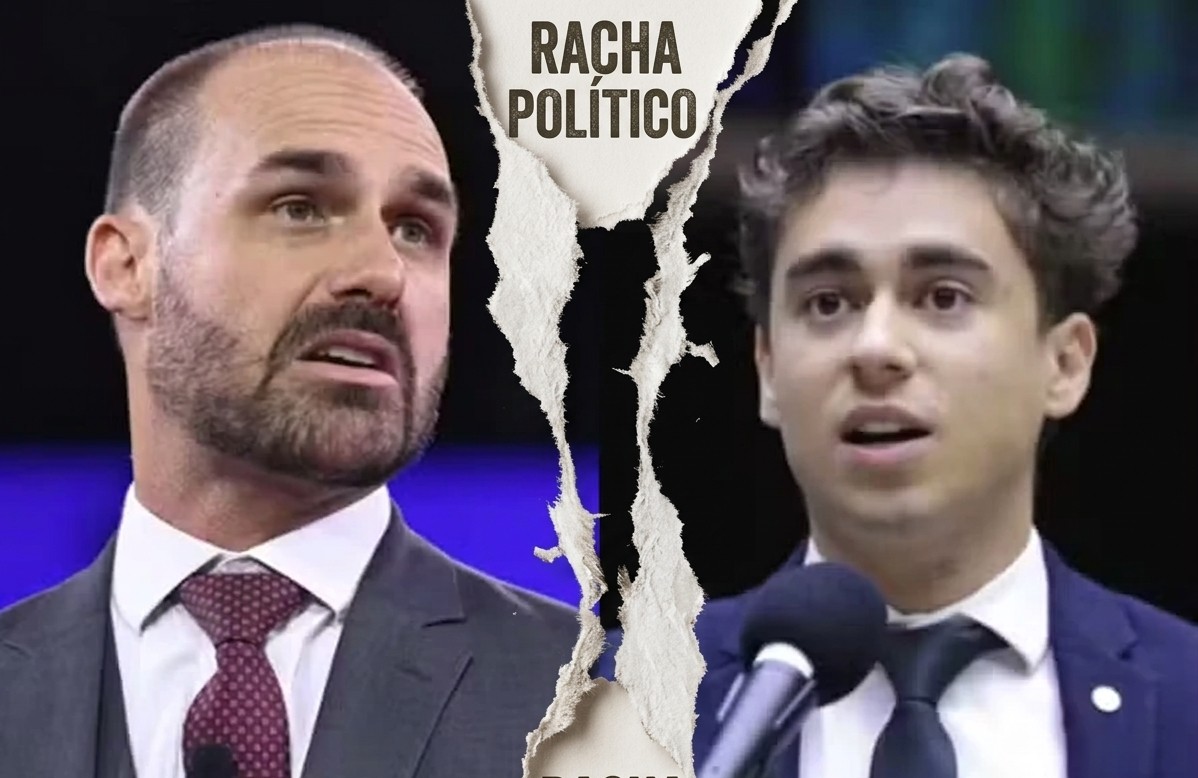 Eduardo Bolsonaro e Nikolas Ferreira protagonizam troca de acusações nas redes sociais em meio a disputas internas do grupo político.