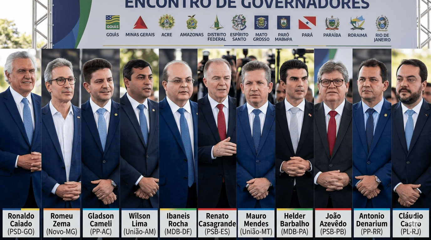 Governadores deixam cargos para disputar eleições de 2026 após prazo de desincompatibilização definido pela Justiça Eleitoral.