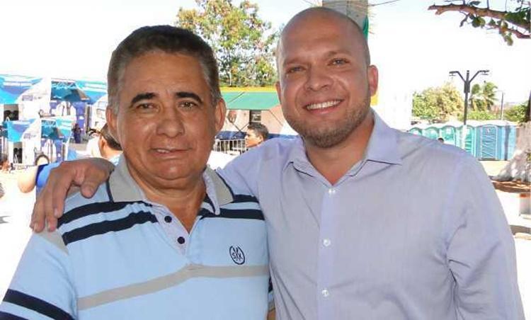 Manin e Leo Matos, vice e prefeito de Gilbués