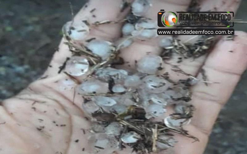 Chuva de granizo em Lagoa Alegre do Piauí