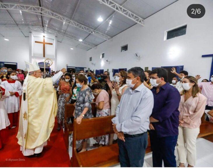Missa na inauguração de Igreja