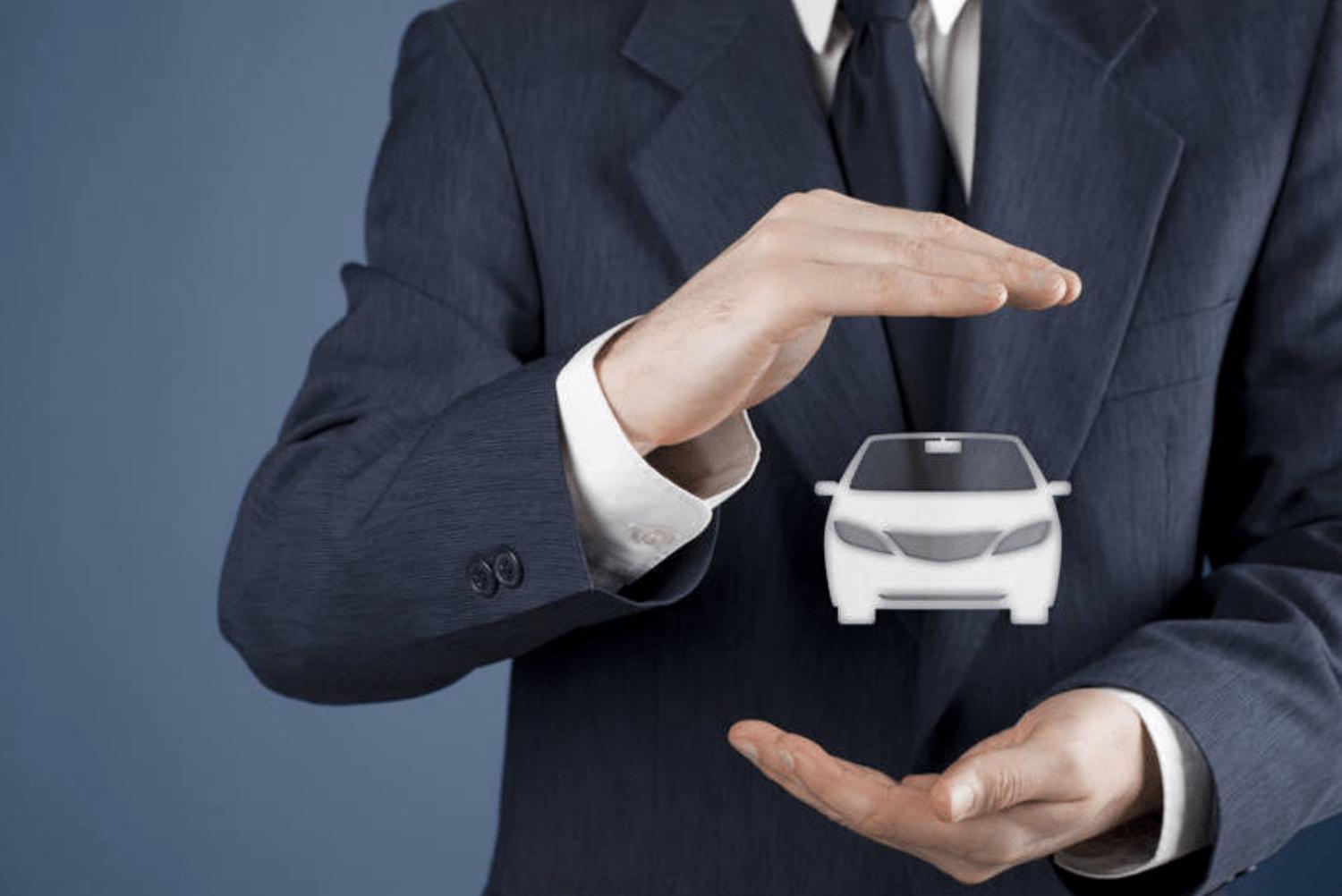 Iilustração de seguro de automóveis