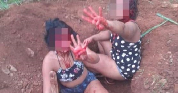 Jovens foram assassinadas e obrigadas a cavarem a própria sepultura