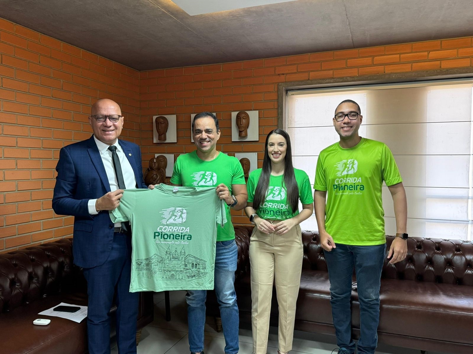 Franzé está apoiando a Corrida da Rádio Pioneira, que terá percurso pelo Centro de Teresina