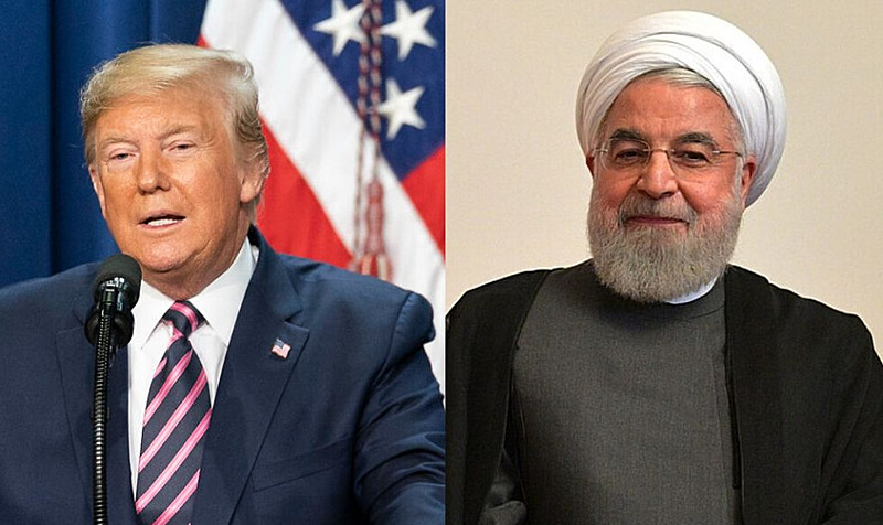 Trump e Rouhani: ao longo de 2019, disputas que aumentaram a tensão entre EUA e Irã