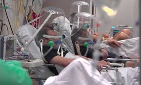 UTI lotadas com pacientes de Covid-19