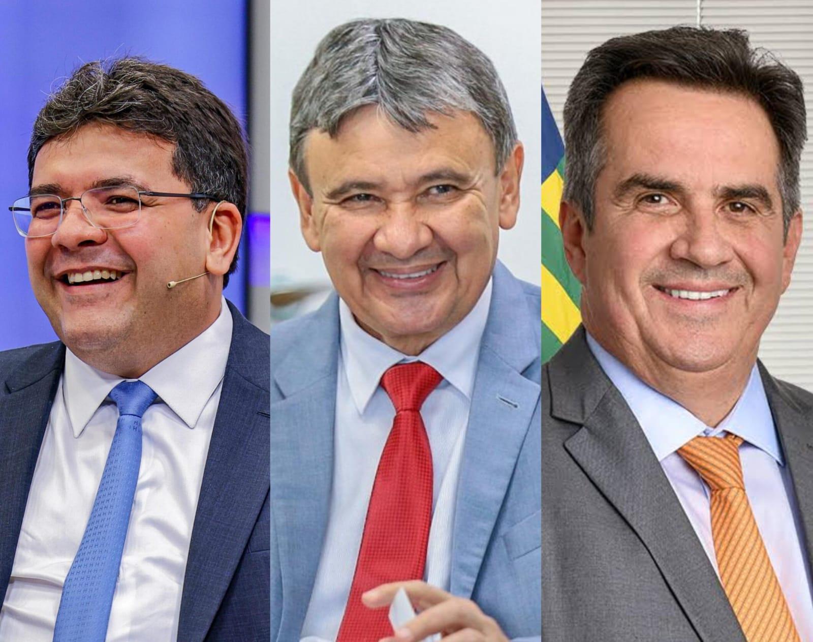 Rafaem Fonteles, Wellington Dias e Ciro Nogueira lideram nas redes sociais