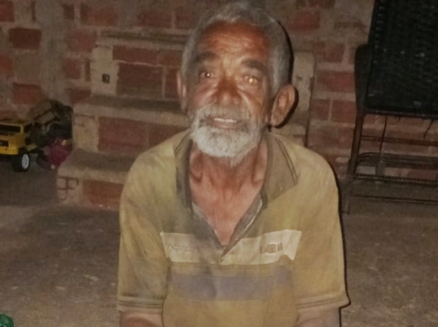 Idoso perdido é acolhido por moradores da Cacimba Velha e resgatado pela PM