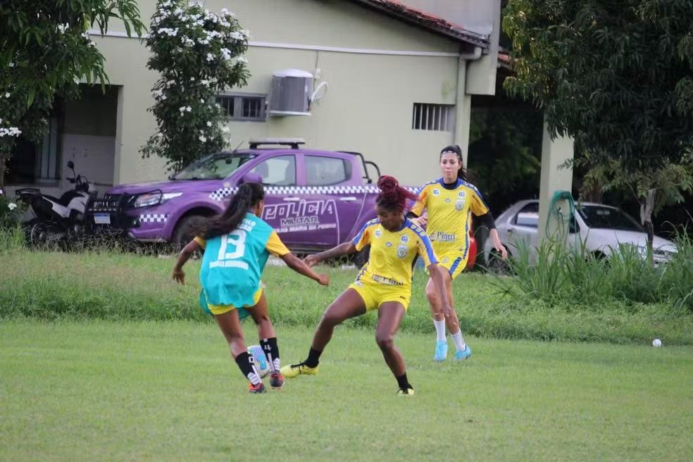 Treino da seleção feminina Tiradentes-PI