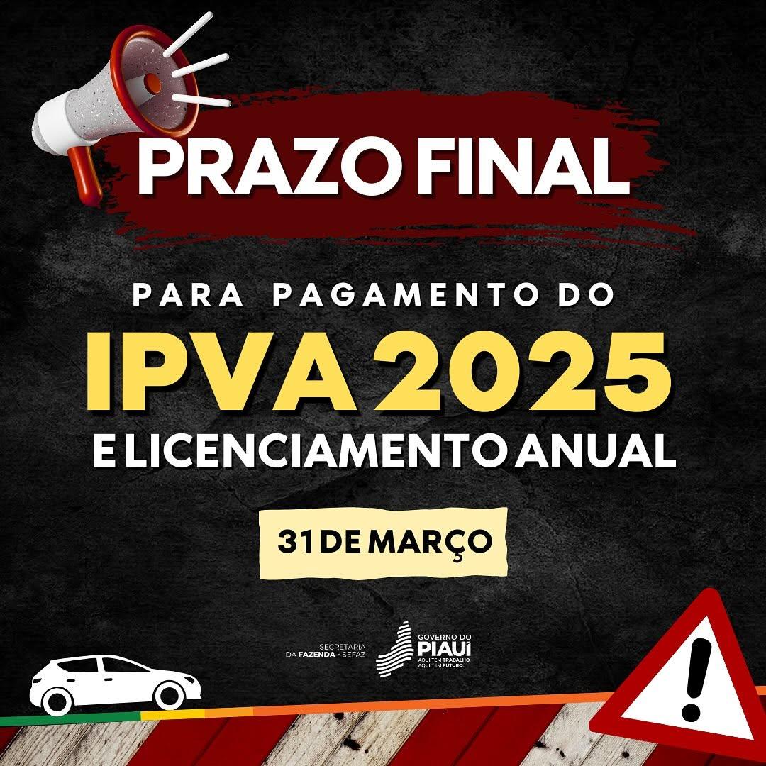 Até o momento, 271.483 veículos já quitaram o IPVA 2025