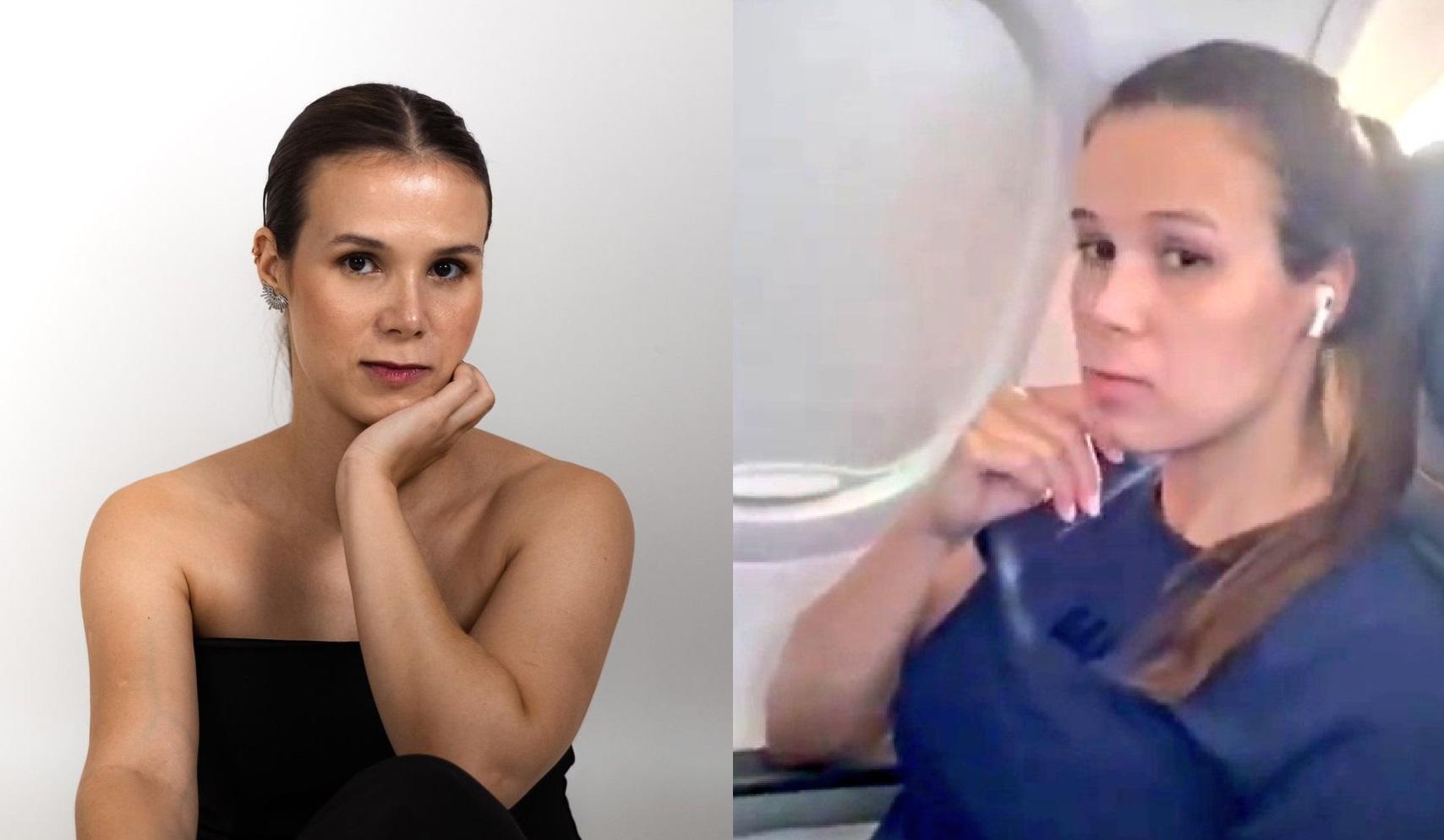 Jeniffer Castro foi criticada pela mãe por se recusar a trocar de lugar com a criança