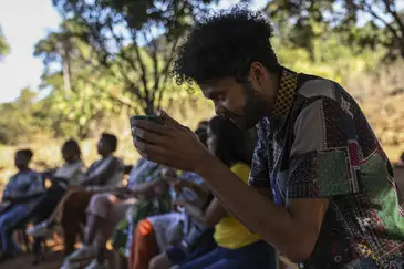 Cidade Ocidental (GO), Walisson Braga, liderança jovem e morador do Quilombo Mesquita.
