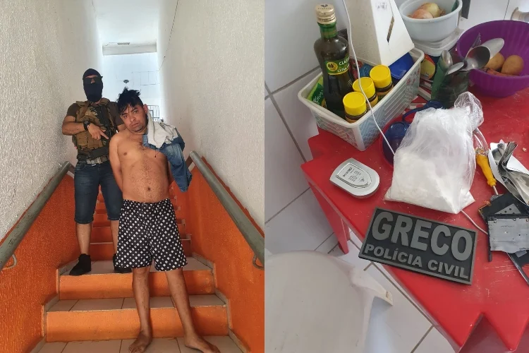 "Lazin" foi preso quando estava em um apartamento no Torquato Neto