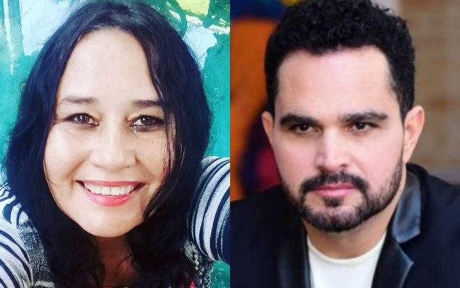 Luciano Camargo e sua ex-mulher Cleo Loyola