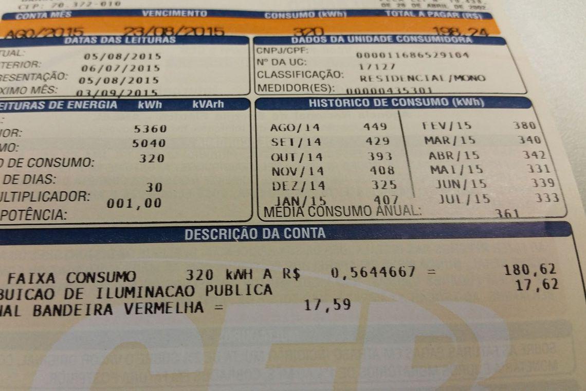 Talão de Energia