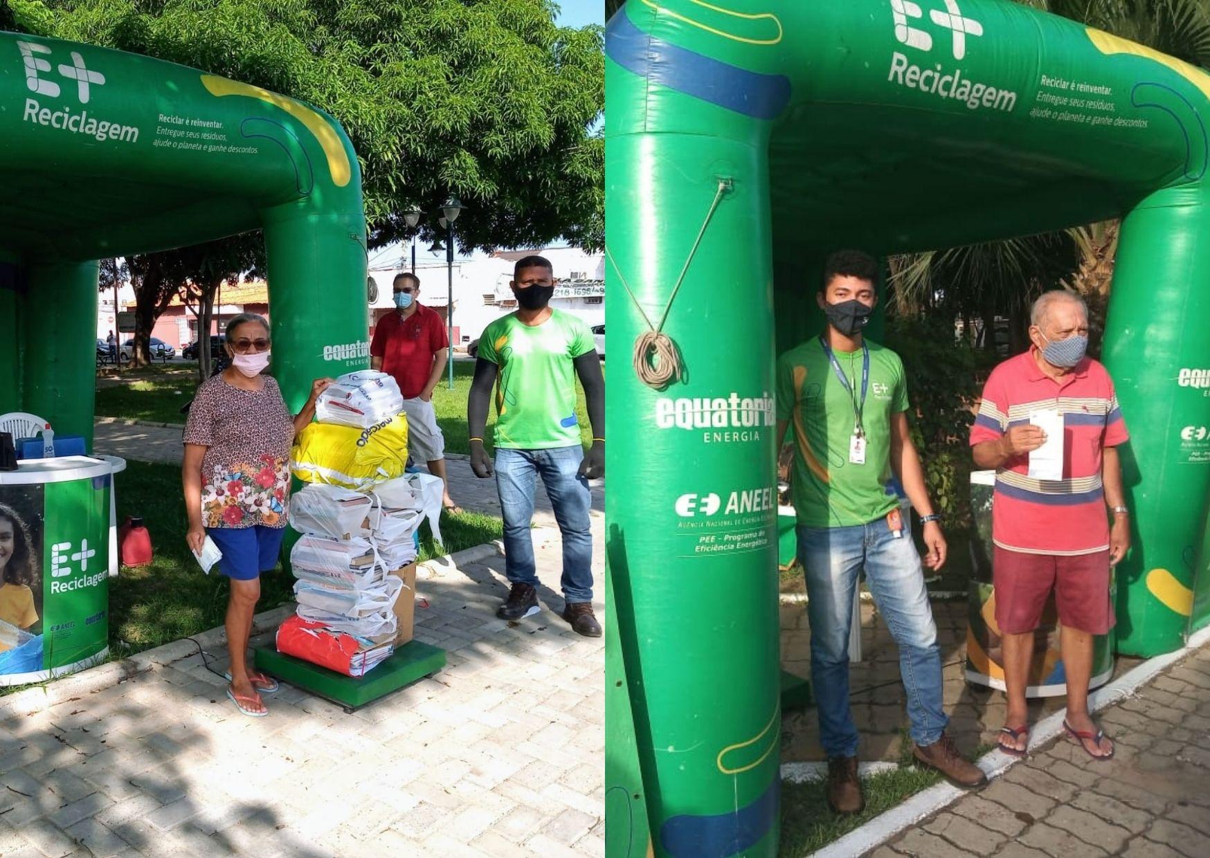 Mais de 100 toneladas de resíduos são recolhidas em programa de reciclagem da Equatorial Piauí