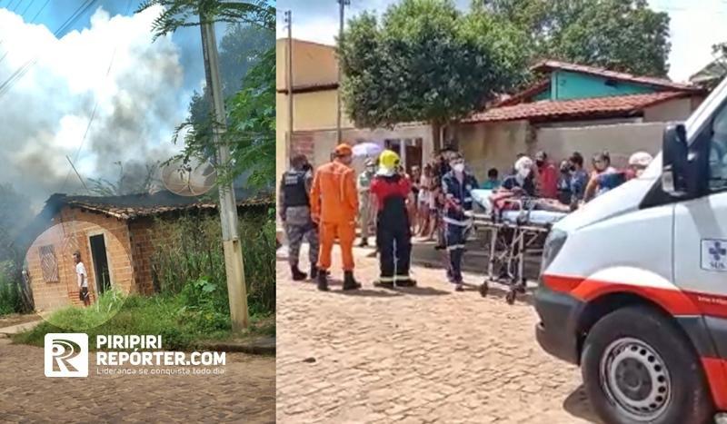 Manoel ateou fogo na própria casa