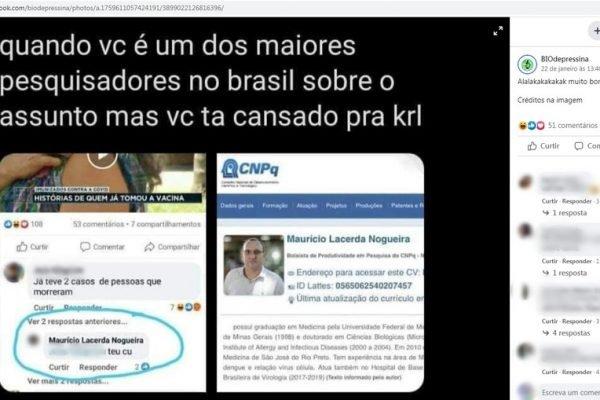Médico vira meme