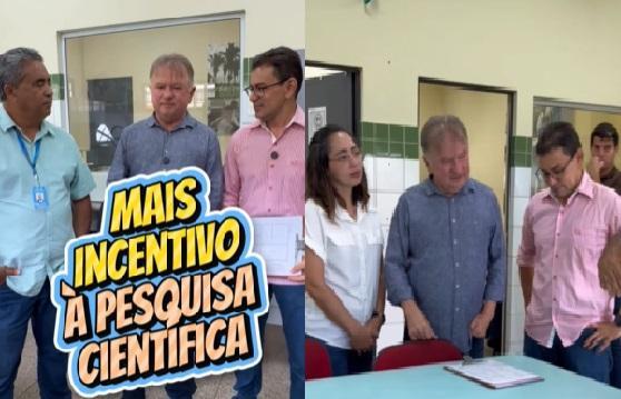 Merlong Solano visita Colégio Técnico da UFPI e reforça apoio à pesquisa