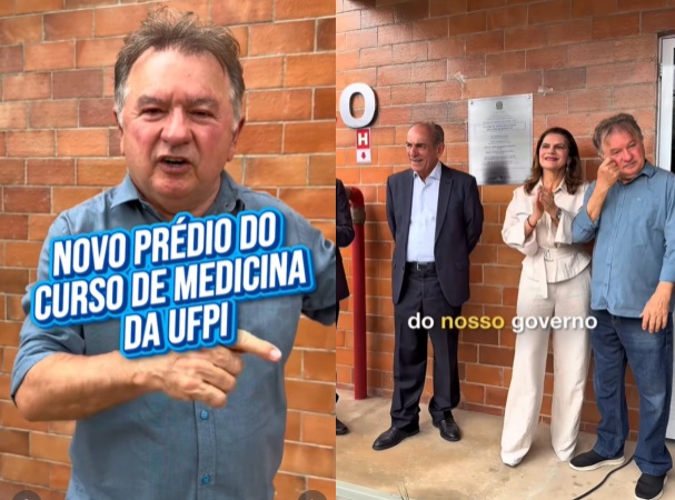 Merlong Solano participa da inauguração do novo prédio de Medicina da UFPI