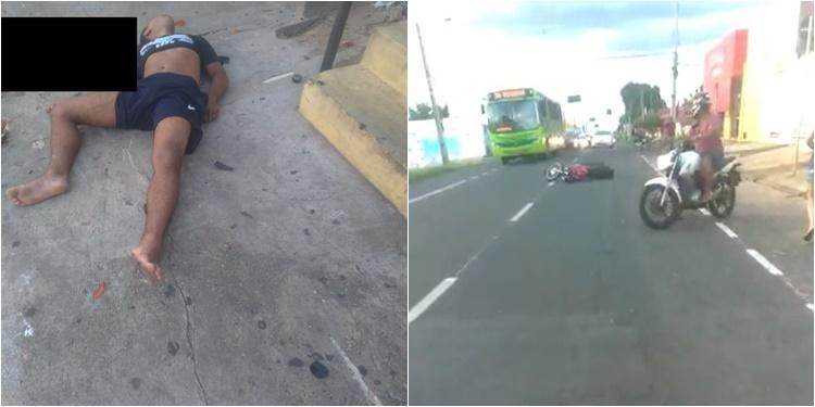 Segundo envolvido no acidente foi atendido pelo SAMU e encaminhado ao HUT
