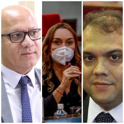 Franzé Silva, Flora Isabel e Ziza Carvalho