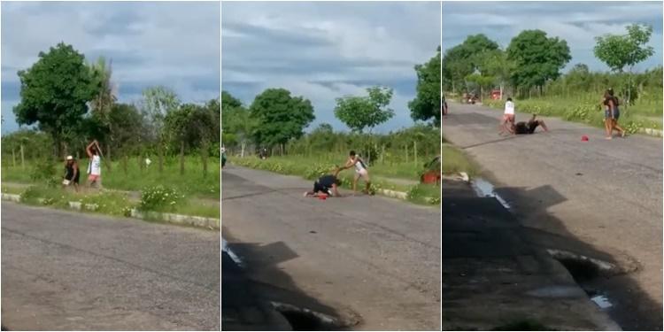 Agressão em via pública