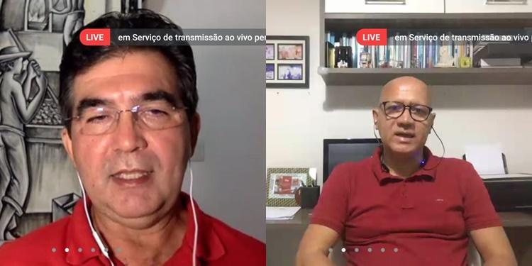 Deputados participam de live com a imprensa piauiense após votação