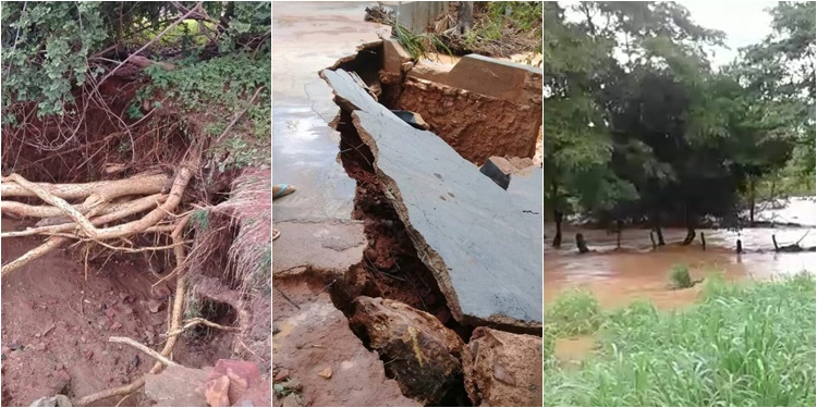 Estragos provocados com novo rompimento de bacia de contenção em parque solar