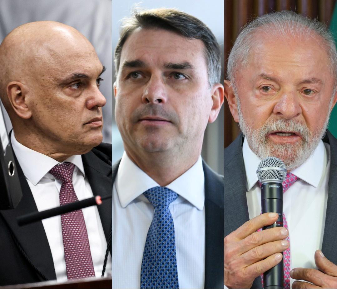 Moraes marca depoimento de Flávio Bolsonaro em ação por calúnia contra Lula