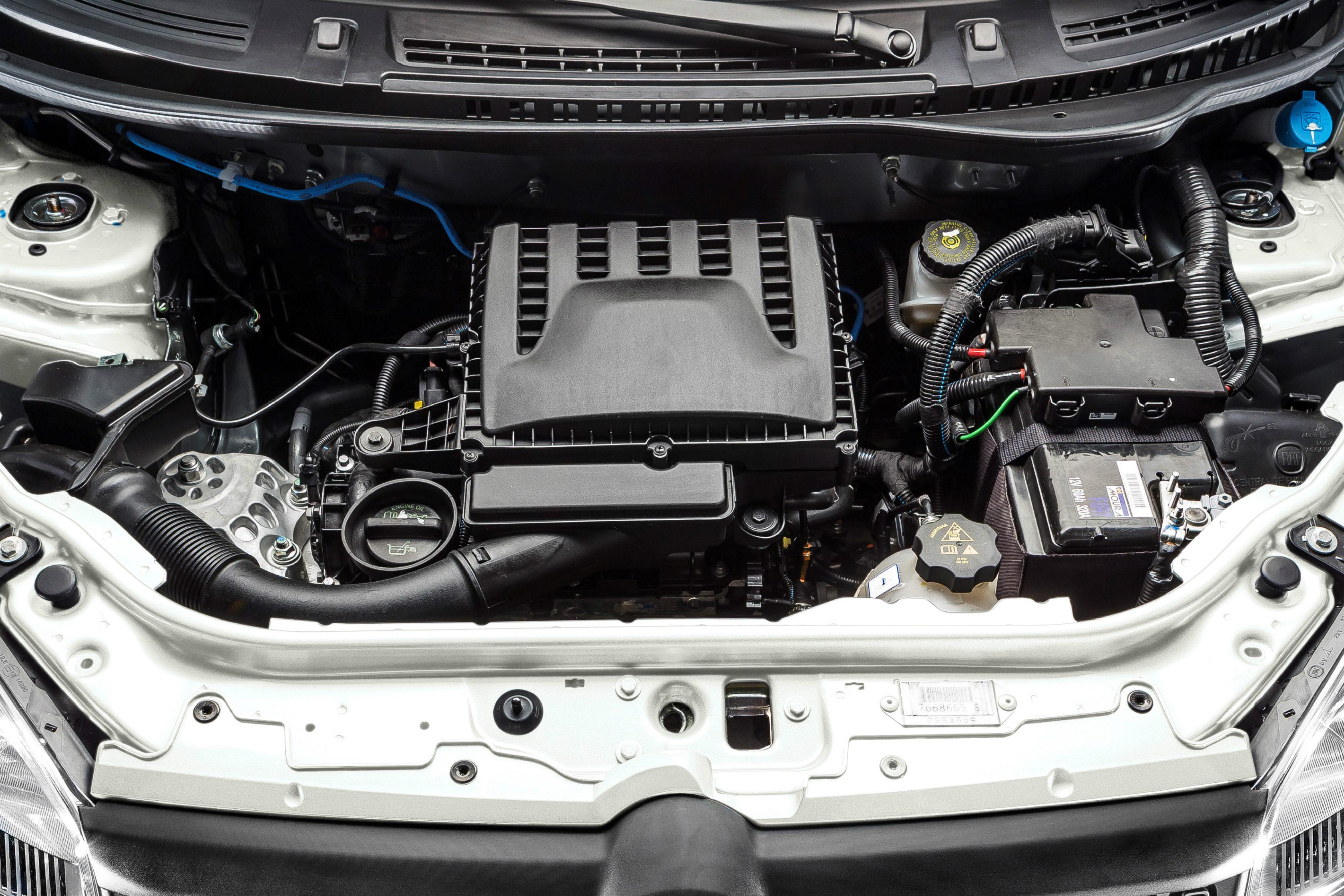 Motor flex do Fiat Uno