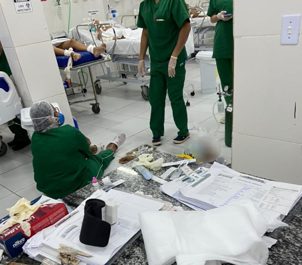 Paciente morre no chão da UPA