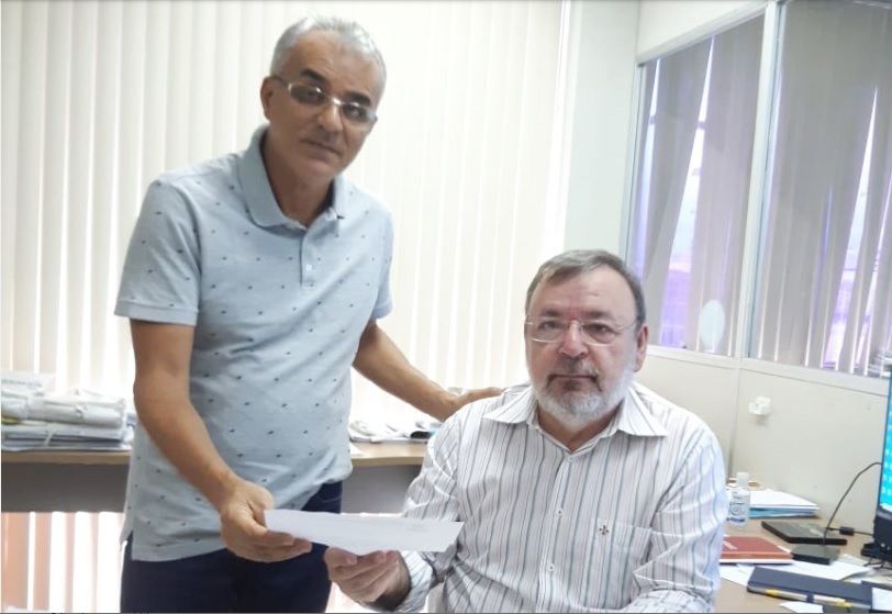 Prefeito Paulo Lustosa e Carlos Moura Fé, superintendente de Meio Ambiente da Semar