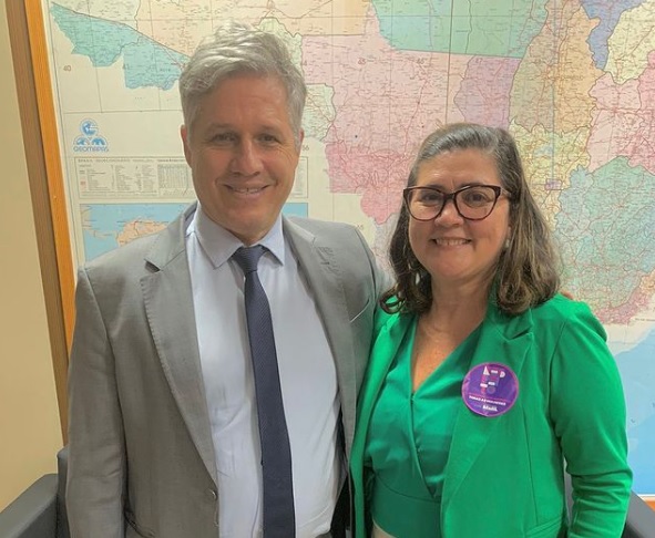 Paulo Teixeira e Patrícia Vasconcelos