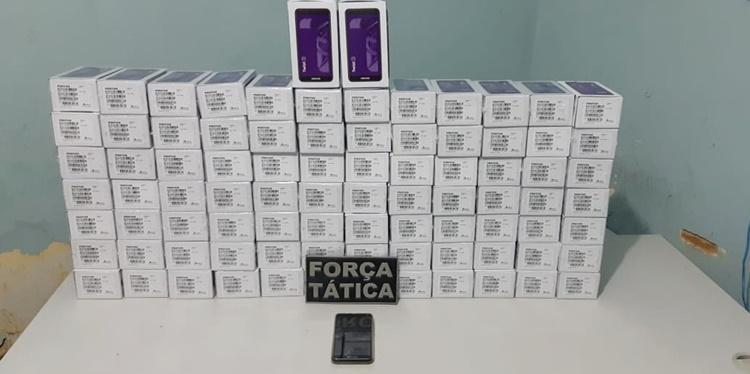 Celulares apreendidos