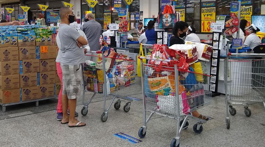 Com o maior peso no comércio, setor de Hipermercados cresceu 0,7% em junho