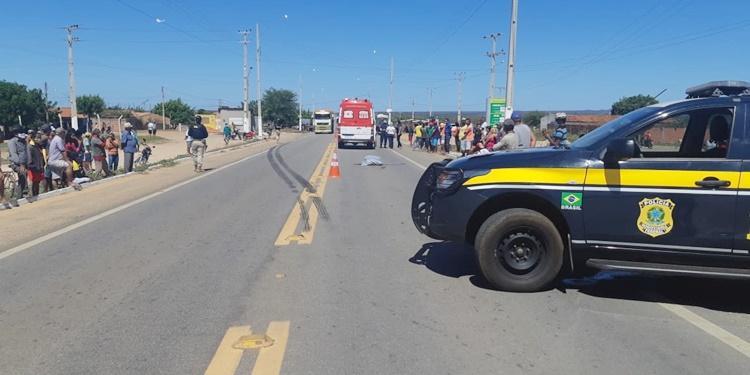 Pedestre morreu atropelado na cidade de Jaicós