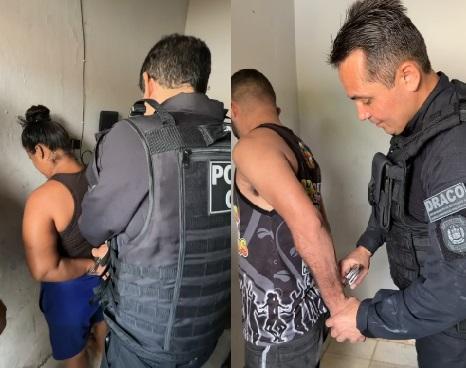 Casal é preso por tráfico de drogas em Valença
