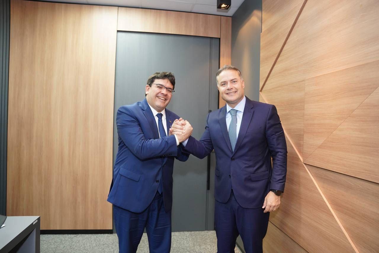 Rafael Fonteles com ministro dos Transportes Renan Filho